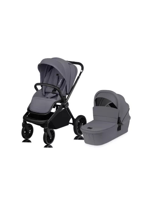 Lionelo Mika Plus 2in1 Multifunkciós babakocsi - Grey Stone