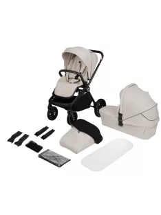 Lionelo Mika Plus 3in1 multifunkciós babakocsi - Beige Sand