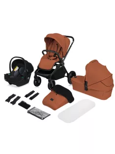 Lionelo Mika Plus 3in1 multifunkciós babakocsi - Brown Rust