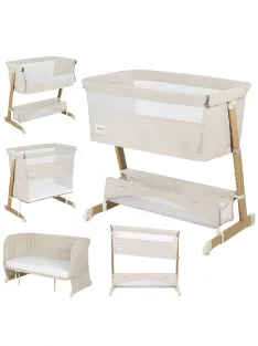   Lionelo Thomi Plus 5in1 gyerekágy, babaágy, babaöböl és kanapé - Beige Sand