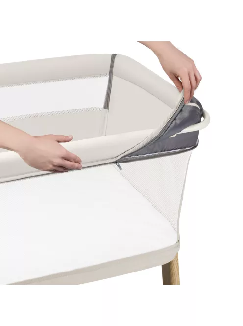 Lionelo Thomi Plus 5in1 gyerekágy, babaágy, babaöböl és kanapé - Beige Sand