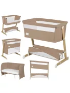 Lionelo Thomi Plus 5in1 gyerekágy, babaágy, babaöböl és kanapé - Beige Carmel