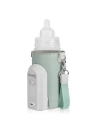 Lionelo Thermup Go Evo hordozható cumisüveg-melegítő - Green Sage