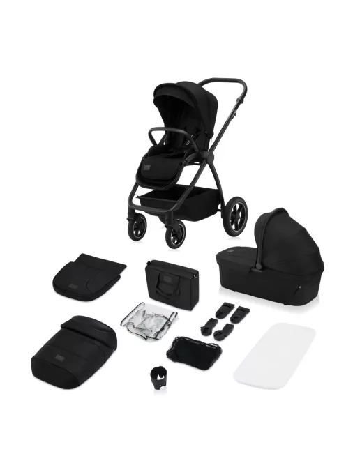 Lionelo Meril 2in1 multifunkciós babakocsi - Black Onyx