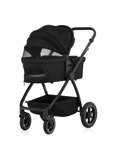 Lionelo Meril 2in1 multifunkciós babakocsi - Black Onyx