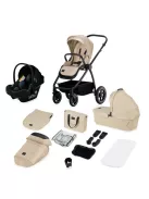 Lionelo Meril 3in1 multifunkciós babakocsi - Beige Sand