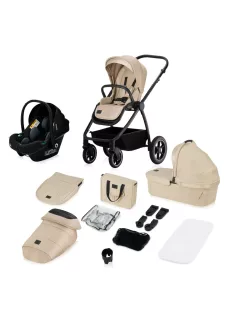 Lionelo Meril 3in1 multifunkciós babakocsi - Beige Sand