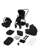 Lionelo Meril 3in1 multifunkciós babakocsi - Black Onyx