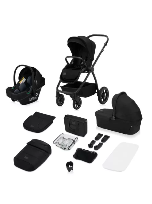Lionelo Meril 3in1 multifunkciós babakocsi - Black Onyx