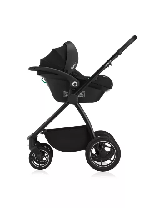 Lionelo Meril 3in1 multifunkciós babakocsi - Black Onyx