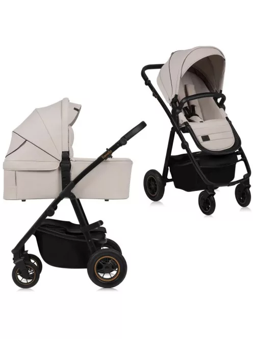 Lionelo Amber Plus 2in1 multifunkciós babakocsi - Beige Sand