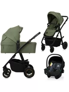   Lionelo Amber Plus 3in1 multifunkciós babakocsi - Green Forest
