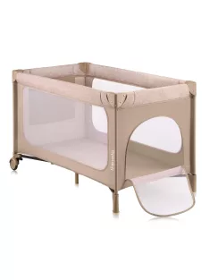 Lionelo Jasmin Easy Fold utazóágy - Beige Sand