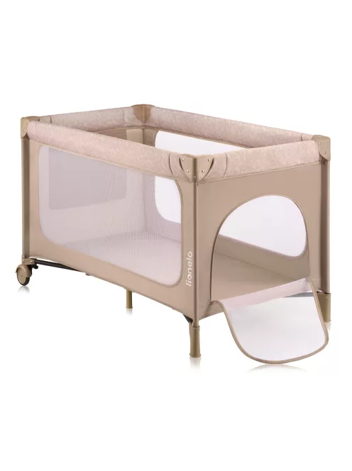 Lionelo Jasmin Easy Fold utazóágy - Beige Sand