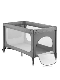 Lionelo Jasmin Easy Fold utazóágy - Grey Stone