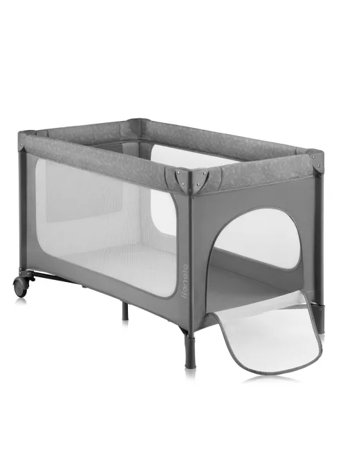 Lionelo Jasmin Easy Fold utazóágy - Grey Stone
