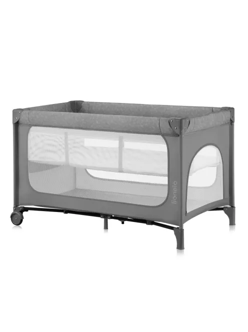 Lionelo Jasmin Easy Fold utazóágy - Grey Stone