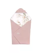 Lionelo Travel Swaddle autósülésbe való pólya, 90x90 cm - Beige Magnolia
