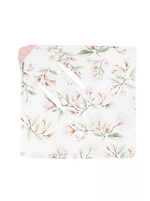 Lionelo Travel Swaddle autósülésbe való pólya, 90x90 cm - Beige Magnolia
