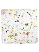 Lionelo Travel Swaddle autósülésbe való pólya, 90x90 cm - Pink Flower