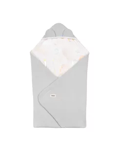   Lionelo Travel Swaddle autósülésbe való pólya, 90x90 cm - Grey Balloon