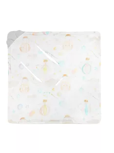   Lionelo Travel Swaddle autósülésbe való pólya, 90x90 cm - Grey Balloon