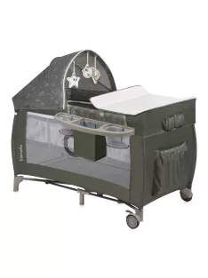 Lionelo Sven Plus Multifunkciós utazóágy - Beige Olive
