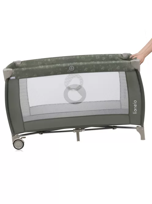 Lionelo Sven Plus Multifunkciós utazóágy - Beige Olive