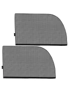 Lionelo Sunblocker autós hátsó ablak árnyékoló (2 db) - Black