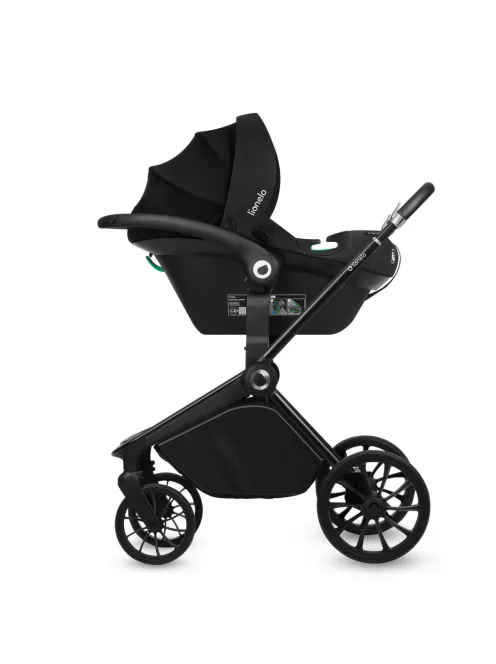 Lionelo Mika Plus 3in1 multifunkciós babakocsi - Black Onyx