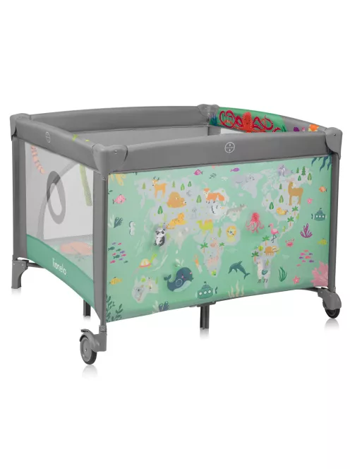 Lionelo Mille Plus utazójáróka - Grey Green