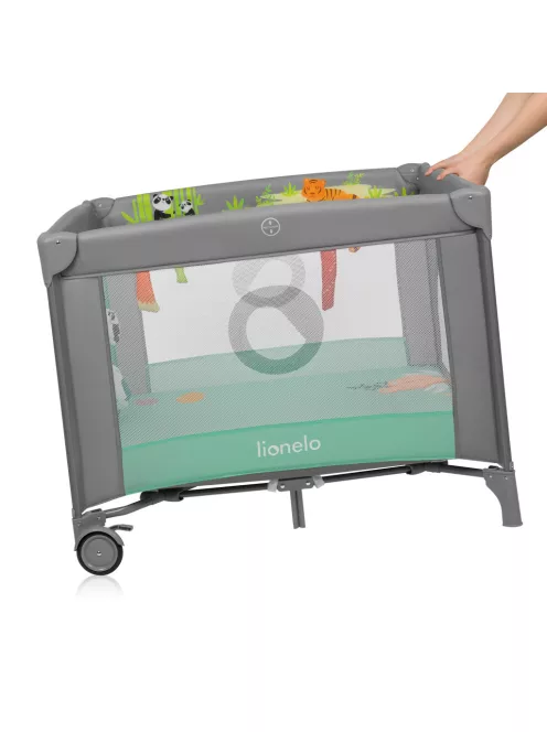 Lionelo Mille Plus utazójáróka - Grey Green