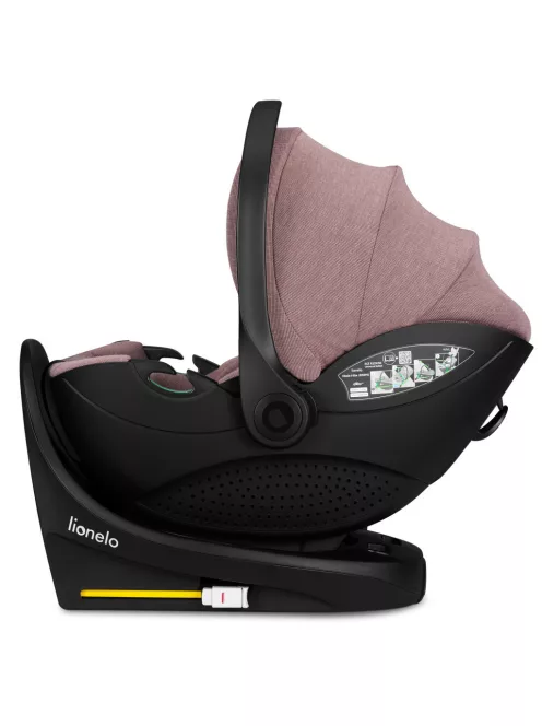 Lionelo Moxie I-Size Set gyermekülés - Pink Mauve
