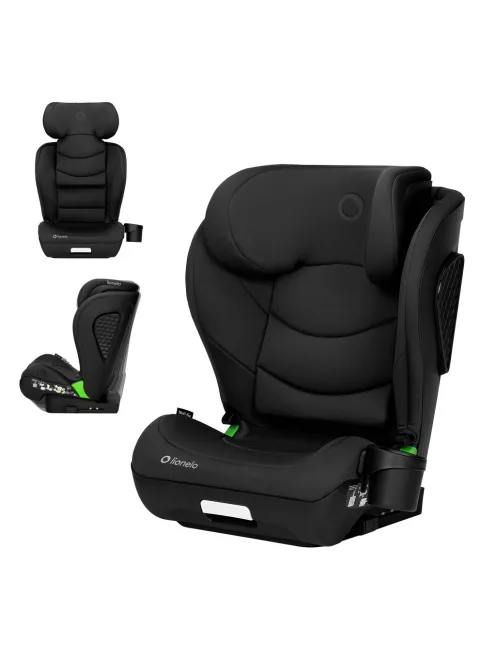 Lionelo Neal I-Size gyermekülés 100-150 cm - Black Carbon