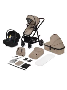 Lionelo Amber 3in1 multifunkciós babakocsi - Beige Sand