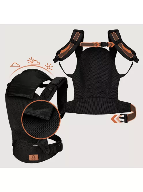 Lionelo Margareet Air csatos hordozó - Black