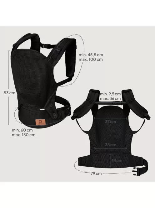 Lionelo Margareet Air csatos hordozó - Black