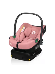  Lionelo Astrid I-Size Babahordozó + bázistalp Set 40-87 cm - Pink Coral