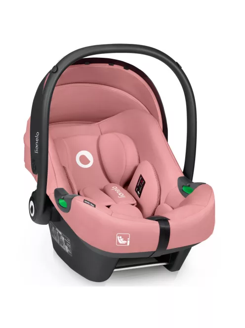 Lionelo Astrid I-Size Babahordozó + bázistalp Set 40-87 cm - Pink Coral