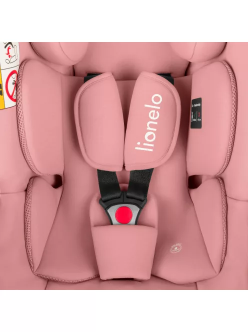 Lionelo Astrid I-Size Babahordozó + bázistalp Set 40-87 cm - Pink Coral