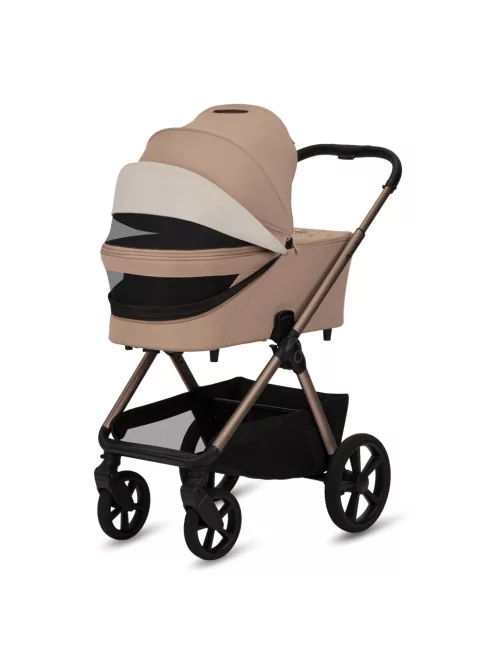 Lionelo Carmine 3in1 multifunkciós babakocsi - Beige Sand