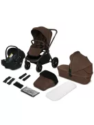 Lionelo Mika Plus 3in1 multifunkciós babakocsi - Mocha Mousse