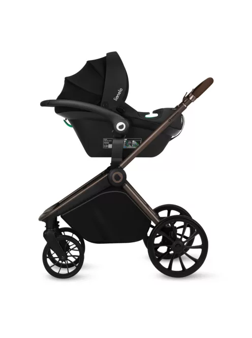 Lionelo Mika Plus 3in1 multifunkciós babakocsi - Mocha Mousse