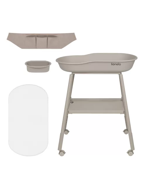 Lionelo Rosie multifunkcionális pelenkázóasztal - Beige Sand