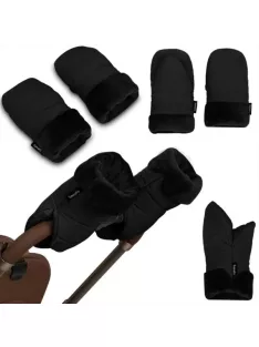   Lionelo Handmuff babakocsi kézmelegítő kesztyű Oli - Black