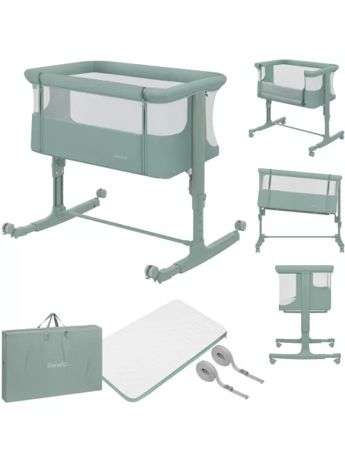 Lionelo Aurora 3in1 babaöböl, babaágy és bölcső - Green Sage