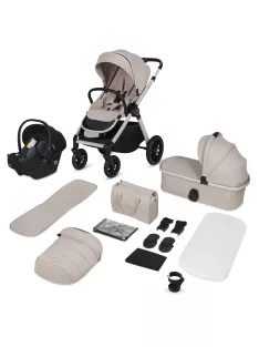 Lionelo Layla 3in1 Multifunkciós babakocsi - Beige Sand