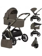 Lionelo Layla 2in1 Multifunkciós babakocsi - Beige Taupe