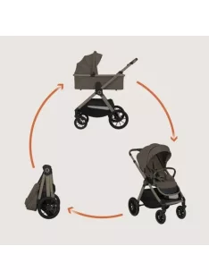 Lionelo Layla 2in1 Multifunkciós babakocsi - Beige Taupe