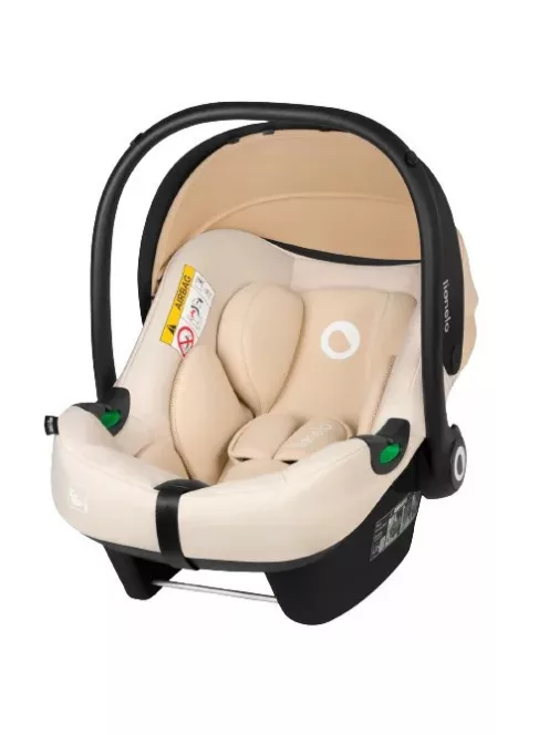 Lionelo Astrid I-Size Babahordozó + bázistalp Set 40-87 cm - Beige Taupe